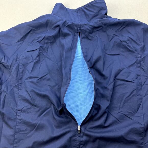 Nike Tennis Jacket Adult XXL Navy Blue Dri-Fit Full Zip Swoosh Logo Sportswear - Picture 7 of 14